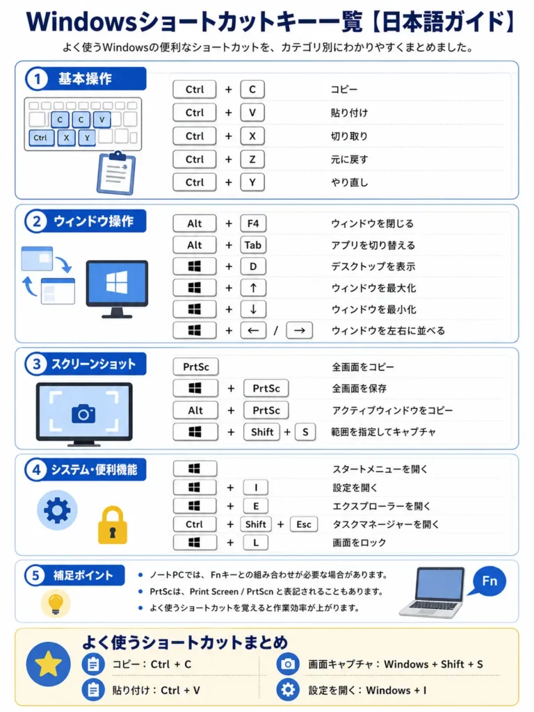 スクリーンショットの撮り方